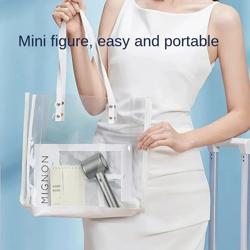 Handheld Bladeless Fan – Quiet, Stylish, and Rechargeable with 120 Wind Speeds